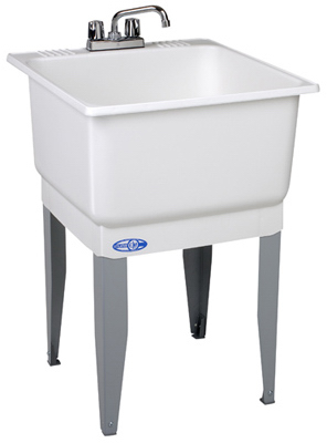 23x25WHT Combo Laun Tub