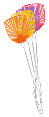 Plas Fly Swatter ASSTD