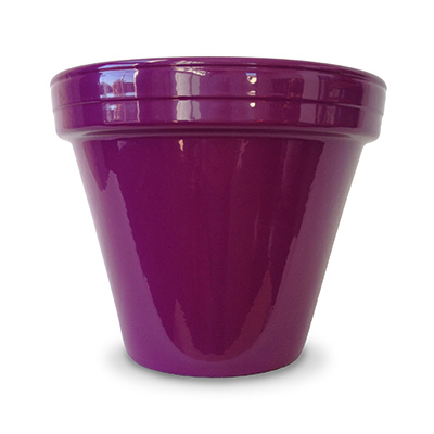 8.5" Viol Cera Planter