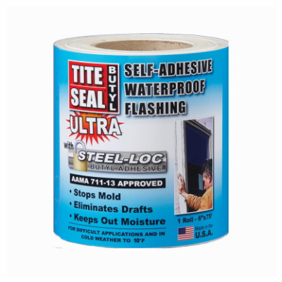 6x75 WHT Butyl Flashing