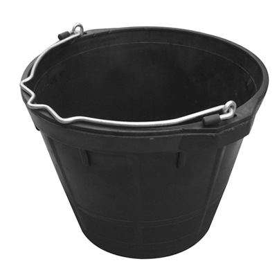 MR 10QT BLK Rubb Bucket
