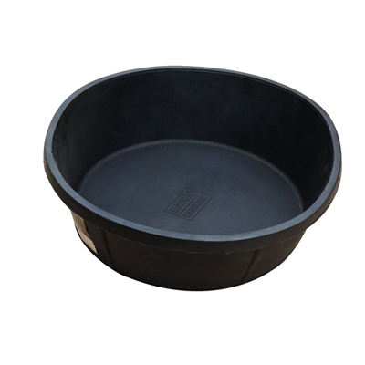 MR8QT BLK Rubb Feed Pan