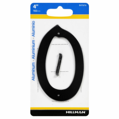 4" BLK Nail-On #0