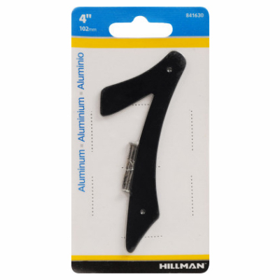 4" BLK Nail-On #7