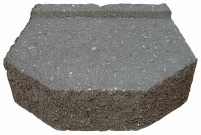 12"GRY Castlewall Block