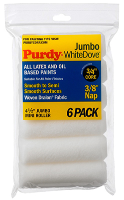 6PK 4.5x3/8 Roll Cover