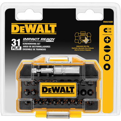 31PC Impact Screwdr Set