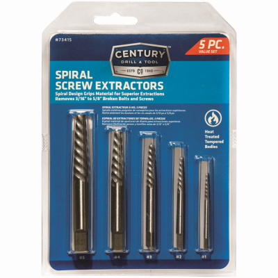5PC Spiral Scr Ext Set