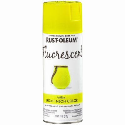 11OZ Fluo YEL Spr Paint