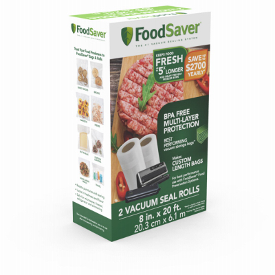 Foodsaver 2PK 8x20 Roll