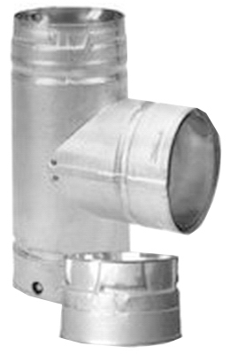 3"Pellet Vent Clean Tee