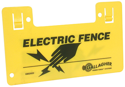 9.5x5.5 HiVis Warn Sign