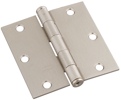 3PK 3.5"Sat Ni DR Hinge