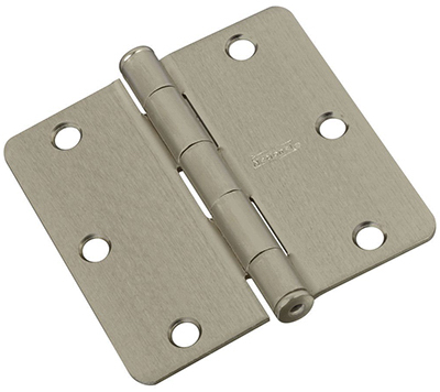 3PK 3.5"Sat NI DR Hinge