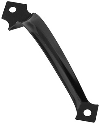 6-1/2" BLK Ornam Pull