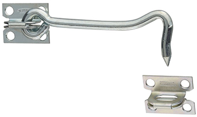 5" ZN Gate Hook/Staples