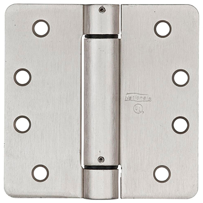 4" Sat NI Spr DR Hinge