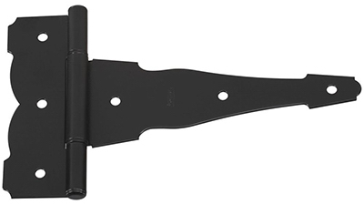 8" BLK Orn Rev T-Hinge