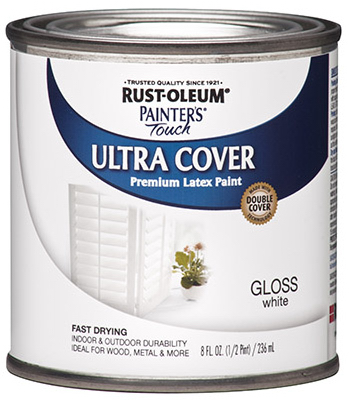 1/2PT WHT GLS LTX Paint