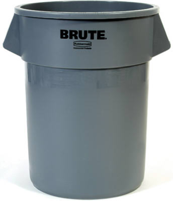 55GAL GRY Trash Can