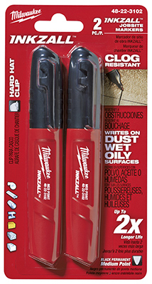 2PK BLK MED PT Marker