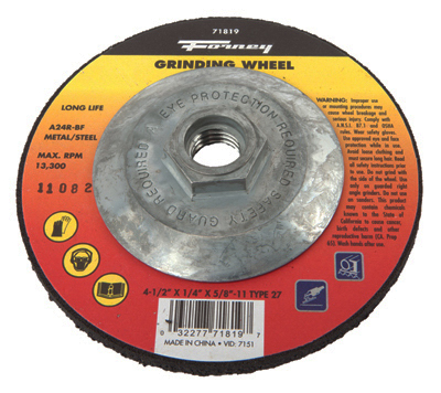 4.5x1/4 27 Grind Wheel