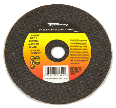 3x1/16x3/8 T1 Cut Wheel