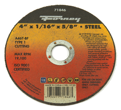 4x1/16x5/8 T1Cut Wheel