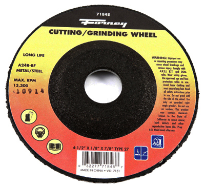 4.5x1/8x7/8 Grind Wheel