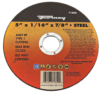 5x1/16x7/8 T1 Cut Wheel