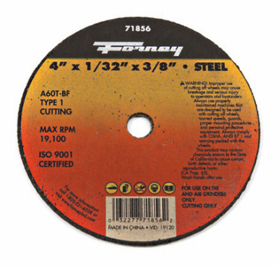 4x1/32x3/8 T1 Cut Wheel