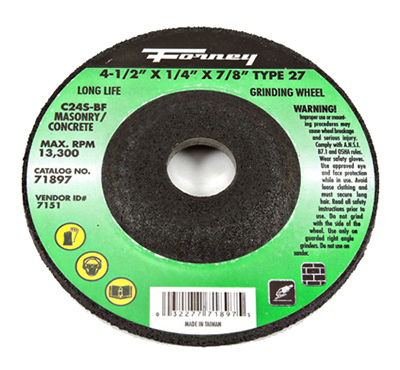 4.5x1/4x7/8 Grind Wheel