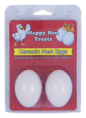 2PK WHT Cera Nest Eggs