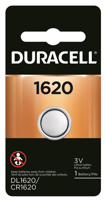 Duracell Lithium Keyless Entry Battery, #1620, 3-Volt