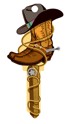 KW1 Cowboy Key Blank