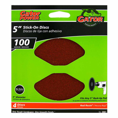 4PK 5"100G AO Sand Disc