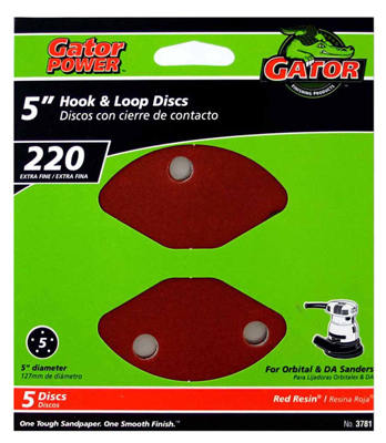 5PK 5" 220G Sand Disc