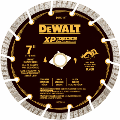 7" Seg Diamond Wheel, 10/Pack