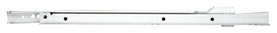 16" WHT MED Draw Slide