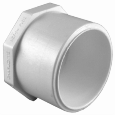 1/2 WHT Plug Spigot