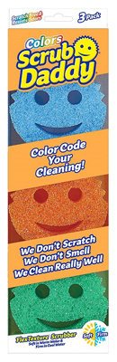 Scrub 3PK Colors Sponge