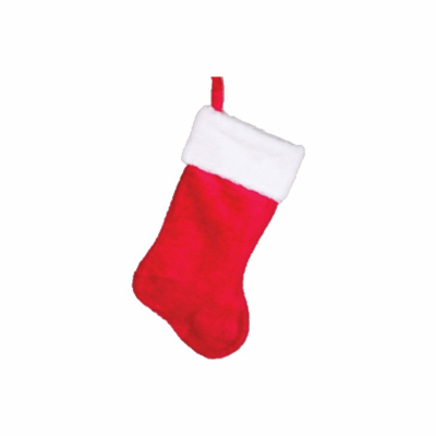 20" RED Plush Stocking