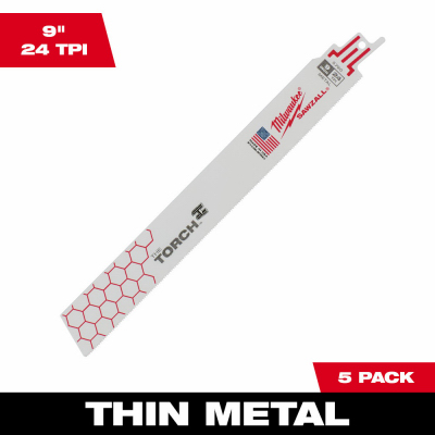 5PK 9" 24T Torch Blade