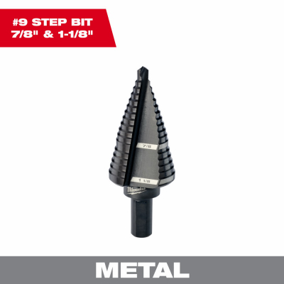 7/8-1-1/8Step Drill Bit