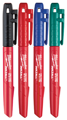 Inkzall 4PK Fine Marker