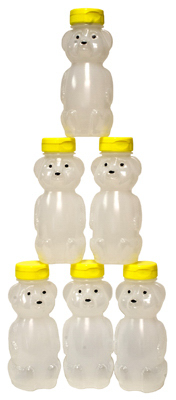 6PK 8OZ Cute Honey Bear