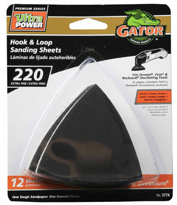 12PK3"220G HL Sandpaper