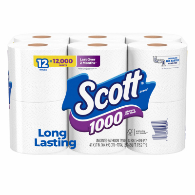 12PK Scott Bath Tissue