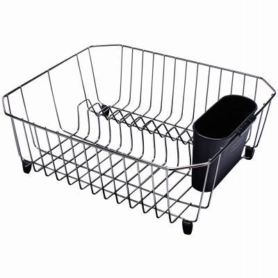 BLK/CHR TwinDishDrainer
