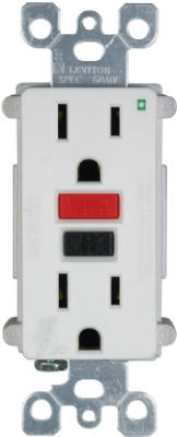 15A WHT DPLX Receptacle
